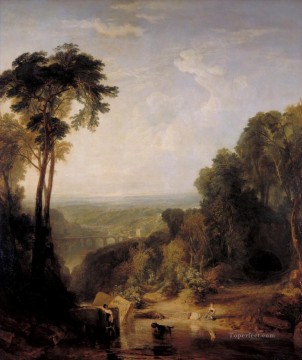 Crossing the Brook Romantic Turner Oil Paintings
